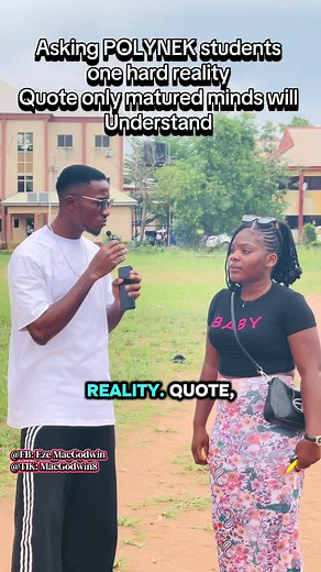 Hard Reality Quotes for Mature Minds from Federal Polytechnic Students