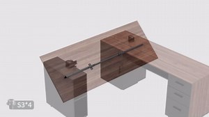 Amazon.com: FEZIBO L Shaped Standing Desk with Storage, Executive Standing Desk with Drawers, Deep Wood Grainy : Home & Kitchen