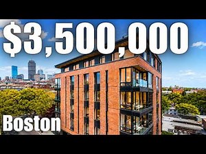 Modern Condo in Boston | $3.5M Penthouse Tour South End