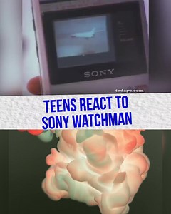 4.9K views · 89 reactions | Teens React To The 1982 Sony Watchman! #Sony #oldschool #React | REACT | Facebook