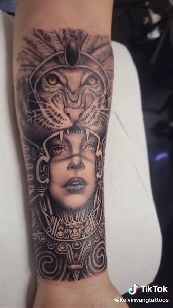 Aztec Women Tattoos: Celebrating Female Warrior Art