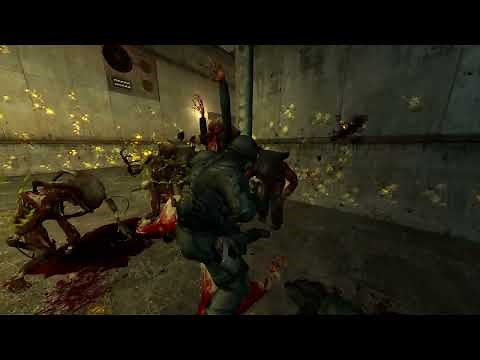 GMod Underhell Hazmat vs Headcrab Zombies NPC Wars