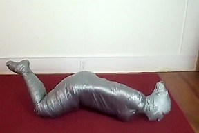 Mummified from head to toe with duct tape