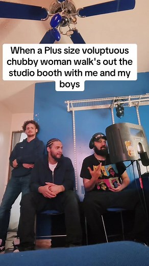 Confident Plus Size Voluptuous Women in Studio