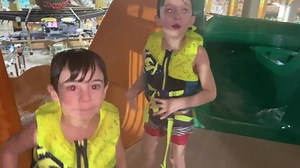 An amazing fun filled weekend ❄️ 🏊‍♀️ 💦 with #myboys💙💙 Kalahari Resorts #poconos 👏 water slide fun! | Jill Nicolini