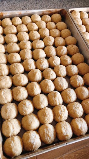 Fresh Batch Of Roht Made For Orders For Today, This Is A Labor Of Love To Make. Comes Out Perfect Every Time,Here Is My Recipe For You. 5 cups flour 2 cups sugar 3/4 cups ghee 2 tablespoons Cardamon powder ghee for frying Mix together all the ingredients until blended. Add enough milk to make a soft dough. Knead until smooth. Rest for 15 mins. Piece out small balls and roll. Flatten to form a disc. Fry on medium low ghee until Golden brown. | Keenan Blake