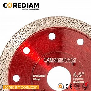 [Hot Item] Sinter Hot-Pressed K Turbo Tile Diamond Blade for Angle Grinder/Diamond Tile Blade