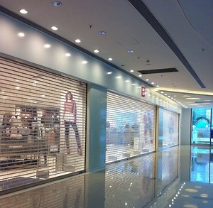 Transparent Polycarbonate / Plastic Rolling Shutter Door for Big Sizes / Large Opening