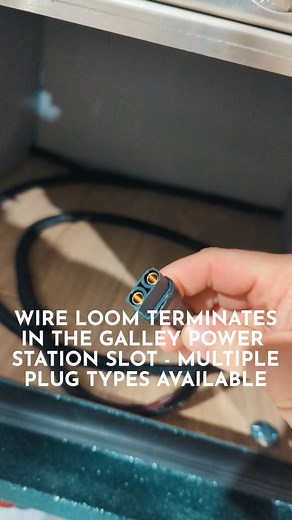 When it comes to the Deneb build page, there are a lot of options...this video visually explains the "interior wiring option." This option includes a juntion box that is inputted power from the power station, and outputs to vent fan, license plate light, charging outlets, accessory/auxiliary outputs for your own additions... This allows your portable power station to stay stationary in the slot it sits in and power the galley area AND interior area of the Deneb! ✔🙌 | Cedar Ridge Campers