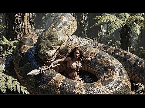 Terrifying Moment: Pregnant Cave Woman Fights a 7-Meter Monster Snake