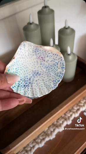 11 reactions | Shell trinket holders!  #craftwarehouse #seashellcrafts #diycrafts #craftstore #craftideas #diytrinketdish | Craft Warehouse | Facebook