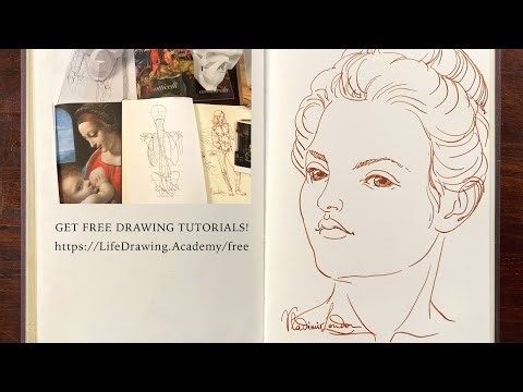 How to make fast portrait sketches