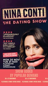 BY POPULAR DEMAND! We're thrilled to announce that Nina Conti, the master of ventriloquism and improvisational comedy, has just added a SECOND date to her run at the Just For Laughs Festival in Sydney!  Dates: SYDNEY Monday, 20 November 2023 @ 7:00pm Tuesday, 21 November 2023 @ 7:00pm  Playhouse, Sydney Opera House Prepare for an evening of laughter, love, and puppetry like you've never seen before. Tix: https://www.sydneyoperahouse.com/comedy/nina-conti | Bohm Presents | Facebook