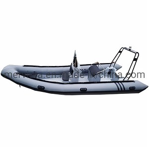 [Hot Item] Hypalon Inflatable Boat with Luxury Fiberglass Boat 660cm Length Rib