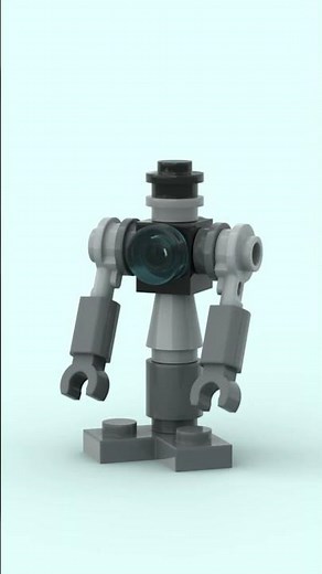 Building a Simple Robocop with LEGO Bricks! 🤖🔧