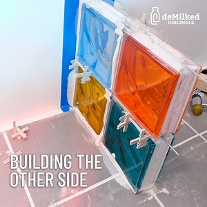 22K views · 167 reactions | How To Install Rainbow Glass Wall | DeMilked | Facebook