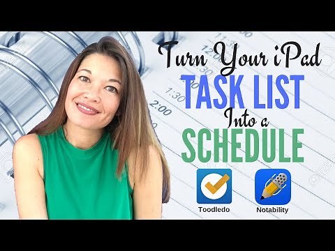 Make Your Task List into a Schedule on the iPad with Toodledo and Notability