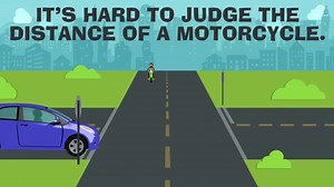 Because of its size, a motorcycle can be hard to see in traffic 🚦🚚🏍️. Stay alert when you’re behind the wheel. #MotorcycleSafetyMonth | Virginia Department of Transportation