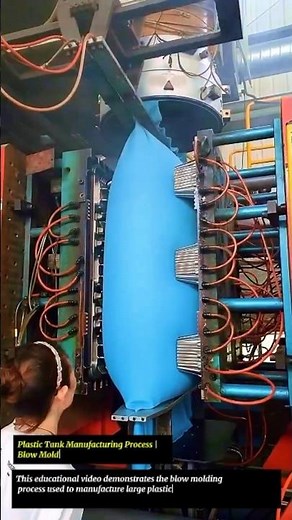 Plastic Tank Manufacturing Process | Blow Molding Machine in Action 🏭💡