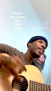 Atlanta! Tonight! I can't wait to see you! At City Winery Atlanta . Come thru | Peter Collins Music