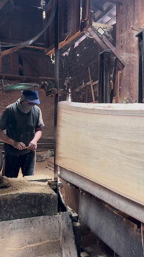 3.8K views · 21 reactions | A brave operator | Sawmill & Woodworking | Facebook