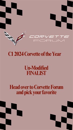 4.7K views | The voting has started for C1 2024 Corvette of the Year ( Unmodified Category) . Head over to pick which corvette you feel deserves the title. Head over to corvette forum to cast your vote . | CorvetteForum | Facebook