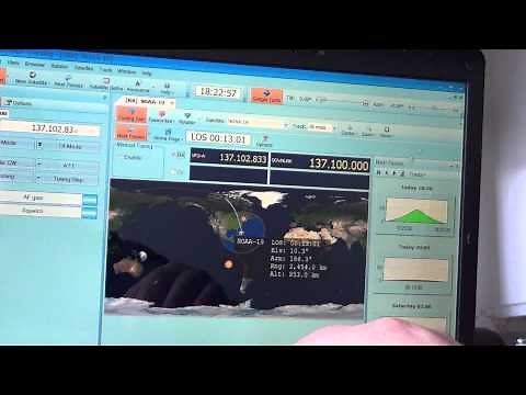 Noaa 19 satellite tracking with computer control