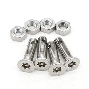 [Hot Item] M6*18 Stainless Steel Countersunk Flat Head Torx Security Screws with Pin