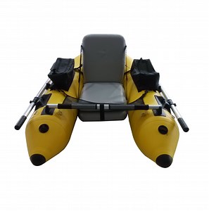 [Hot Item] 2022 New Collection PVC Foldable Fishing Float Tube Fly Alu Floor Water Belly Boat with Rod Holder