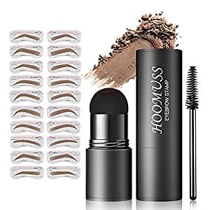 Amazon.com: Eyebrow Stamp Stencil Kit - Brow Stamping Kit with 20 Eye Brow Stencils, Brows Stamp Eyebrow Stencils, Waterproof &Long Lasting (Brown)
