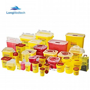 [Hot Item] Medical Disposable Waste Bin Box Sharps Needles Container with 510K