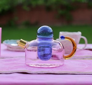 Colorful Glass Teapots by Daisy Fields. Minimalist & Modern, Unique and Bohemian. Unique Gift and Unique Design. Borosilicates Glass. - Etsy