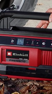 ¡Mantén tus neumáticos y colchones inflables siempre perfectos con PRESSITO 18/25! Este compresor inalámbrico es una herramienta completa:  Infla neumáticos, colchones y más. Control preciso con pantalla de presión.  Presión ajustable hasta 11 bar con apagado automático.  Adaptadores incluidos.  Portátil y fácil de usar. Solo necesitas una batería de 18V para disfrutar de su potencia. ¡Einhell en todas contigo!  #einhell #pxc #powerxchange | Einhell | Facebook