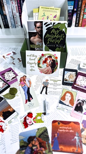 📖Book Mail📖 What’s your favorite bookish swag? I love stickers and book marks but recently got addicted to character art. And this surprise PR box from the super amazing @laurenrowebooks has some of the cutest character art! And adorable coasters and stickers. My Neighbor’s Secret releases on Dec 1: https://amzn.to/47ONwSf This box features both the discreet and people cover which I absolutely love. Thank you so much @laurenrowebooks 🖤 🏷️#booksbooksbooks #bookworm #books #bookmail #laurenrow