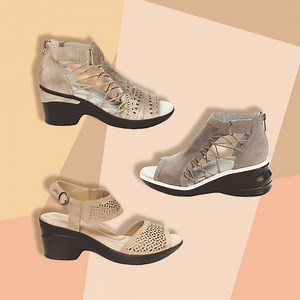 Wedges that don't feel like wedges? Count me in! Shop wedges here: https://bit.ly/2YQVR7i | Jambu & Co. | Facebook