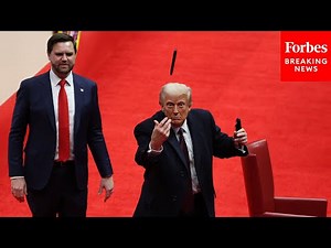 MUST WATCH: Trump Chucks Pens He Used To Sign Executive Orders Into Crowd At Inaugural Parade