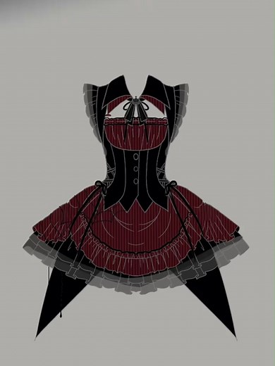 🖤🎀 Gothic Drama, Defined! 🎀🖤 Turn heads in this Boned Waist Striped Hem Gothic Lolita Dress! ✨ 🎨 Available in Two Colorways: ❤️🖤 Red & Black – search “AG-869” on devilinspired.com 🖤⚙️ Black & Gray – search “AG-870” 💸 30% OFF — now $62.00! 🧷 Complete the look with matching accessories and your fiercest gaze. 📦 Preorder now and enjoy FREE International Standard Shipping on orders over $169! #lolitafashion #gothiclolita #preordernow #Devilinspired | Devilinspired