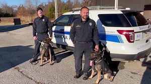 Happy Holidays from the Suffolk Police Department K9 Unit! #HappyHolidays #K9Unit #PoliceK9 #YourSuffolkPD | Suffolk Police Department