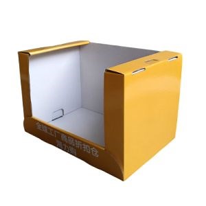 [Hot Item] Custom Portable Countertop Shelve/Stand/Shelf Box Paper Display Box Corrugated Cardboard Packing