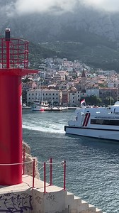 JUST NOW and #Krilo #catamaran departs toward #Korcula town from #Makarska port 08/06/2023 #June2023 #summer2023 🤍⛴️🤍 🎥: @vice.rudan.photography @makarska.riviera.beaches @visit.makarska . . . #makarskariviera #visitmakarska #dalmatia #croatia #croatiafulloflife #croatiafullofmagic #makarskarivierabeaches #makarskatravel #makarskabeach #visitmakarskariviera #dalmatianlife #dalmatianwayoflife #dalmatianliving #cittaslowcroatia #mediterraneanlife #mediterraneanliving #mediterraneanstyle #medite