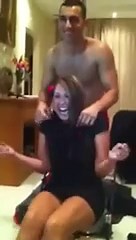 A real private party with male stripper. (CFNM)