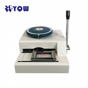 [Hot Item] 68 Characters Manual Plastic PVC / Plastic Card Printer Embosser