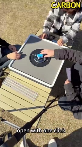 Automatic Mahjong Machine, Portable Foldable Mahjong Table w/ 144 Magnetic Tiles, Suitable for Chinese & Filipino Style, Auto Shuffling Mah Jong Table for Indoor & Outdoor Adults (White)