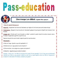 Egalité entre filles et garçons - Cm1 - Cm2 - 1 image 1 débat - Les p'tits citoyens - Cycle 3 - PDF à imprimer