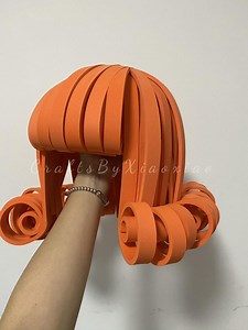 Gelbe Elastische Kunststoff Perücke: Curly Bobbed Kopfschmuck für Cosplay - Etsy.de