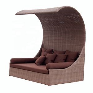 [Hot Item] Outdoor Furniture Rattan Wicker Furniture Leisure Sun Bed