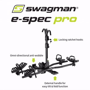 Swagman E-Spec Pro RV & eBike Approved Hitch Mount Bike Rack