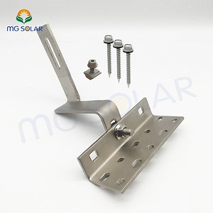 [Hot Item] Solar Mounting Bracket Tile Roof Hooks Solar Racking Rooftop Stainless Steel Vertical Hook