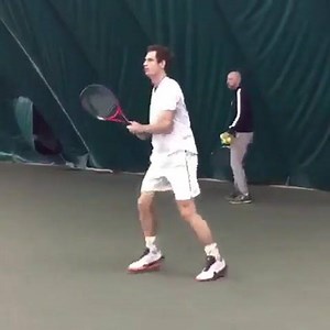 Ball still coming out the middle😉 can't wait to get back on the match court competing.. I miss it so much 💔🙏🎾🎾 thanks to @theawardd for the rhythm | Andy Murray