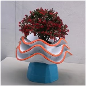 Very suitable cement flower pot!😍💯 | MetDaan DIY